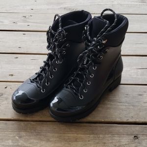 Black Jeffrey Campbell combat boot
